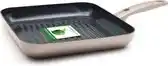 Bol.com GreenPan Cambridge Inductie Grillpan - Ø 28 cm - Keramisch - Brons aanbieding