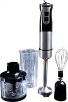 Bol.com Gastronoma Staafmixer set - 1000W - Hakmolen Garde en Maatbeker - 18210001 - Zwart RVS aanbieding