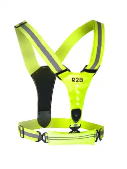 ANWB R2B Hardloopvest met Opbergvak oplaadbaar Geel aanbieding