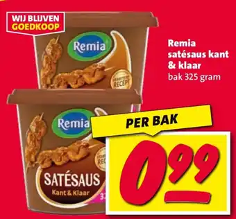 Nettorama Remia satésaus kant & klaar aanbieding