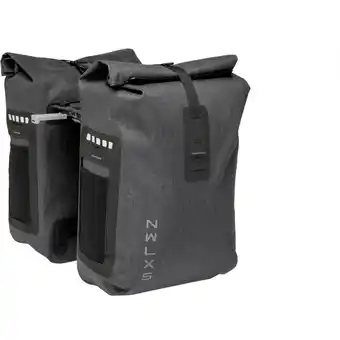 ANWB New Looxs fietstas dubbel Varo grey Mik 40L aanbieding