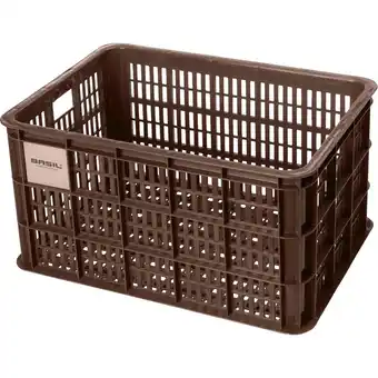 ANWB Basil fietskrat L brown 40L recycled Donker Bruin aanbieding