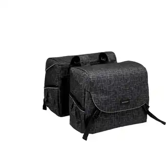 ANWB New Looxs Dubbele Fietstas Mondi Joy 38 Liter Zwart aanbieding