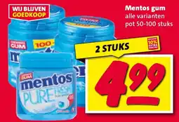 Nettorama Mentos gum aanbieding