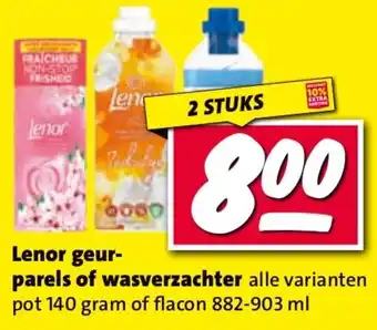 Nettorama Lenor geur parels of wasverzachter aanbieding