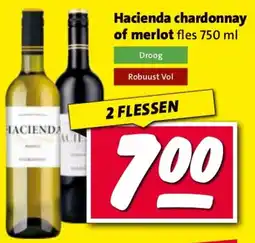Nettorama Hacienda chardonnay of merlot aanbieding