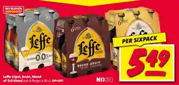 Nettorama Leffe tripel, bruin, blond of 0.0 blond aanbieding