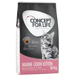 Zooplus 10kg Kitten Maince Coon Concept for Life Kattenvoer aanbieding
