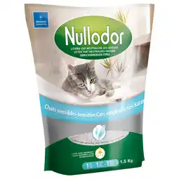 Zooplus 1,5kg Nullodor Sensitive kattenbakvulling aanbieding