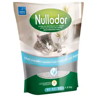Zooplus 1,5kg Nullodor Sensitive kattenbakvulling aanbieding