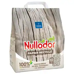 Zooplus Dubbelpak 2x10l Nullodor Kattenbakvulling Papier Recyclé Kat aanbieding