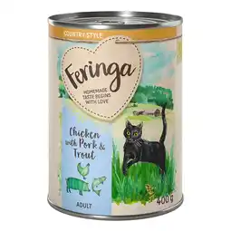 Zooplus 24x400g Kip, Forel, Varken Feringa Country-Style aanbieding