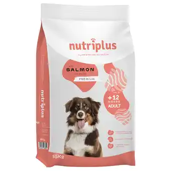 Zooplus 2x 15kg Nutriplus Adult Dog met zalm droog hondenvoer aanbieding