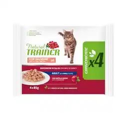 Zooplus Natural Trainer Adult Natvoer voor Katten - Voordeelpakket: 60 x 85 g Zalm aanbieding