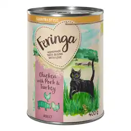 Zooplus 24x400g Kip, Kalkoen, Varken Feringa Country-Style aanbieding