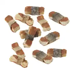 Zooplus 12x5cm Fijne Kauwbotten Zalm Lukullus Hondensnack aanbieding