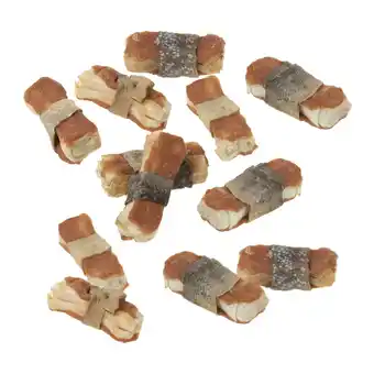 Zooplus 12x5cm Fijne Kauwbotten Zalm Lukullus Hondensnack aanbieding