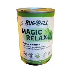 Zooplus Voordeelpakket: 24x400g BugBell veganistische menu's Magic Relax nat hondenvoer aanbieding