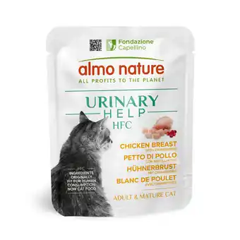 Zooplus 6x50g Almo Nature HFC Urinary Help Kipfilet met Veenbessen natvoer voor katten aanbieding