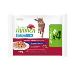 Zooplus Natural Trainer Adult Natvoer voor Katten - Voordeelpakket: 60 x 85 g Tonijn aanbieding