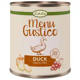 Zooplus 6x800 g Lukullus Menu Gustico - Eend met Wortel, Cranberry's en Rozemarijn Hondenvoer aanbieding
