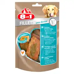 Zooplus 3 + 1 gratis! 8in1 Fillets Pro hondensnacks - Pro Breath (Maat S) aanbieding