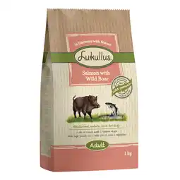 Zooplus 1 kg Lukullus Naturkost - Zalm & Wild Zwijn aanbieding