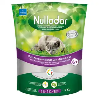 Zooplus Nullodor Mature Cats Kattenbakvulling - 1,5 kg aanbieding