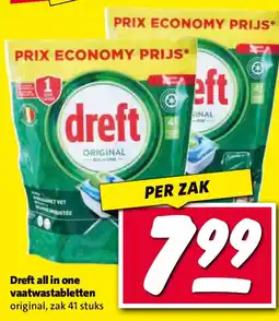Nettorama Dreft all in one vaatwastabletten aanbieding