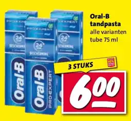 Nettorama Oral-B tandpasta aanbieding