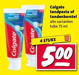 Nettorama Colgate tandpasta of tandenborstel aanbieding