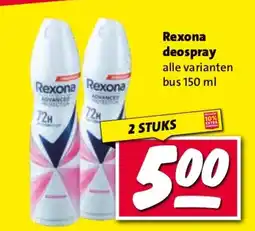 Nettorama Rexona deospray aanbieding