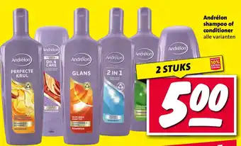 Nettorama Andrélon shampoo of conditioner aanbieding