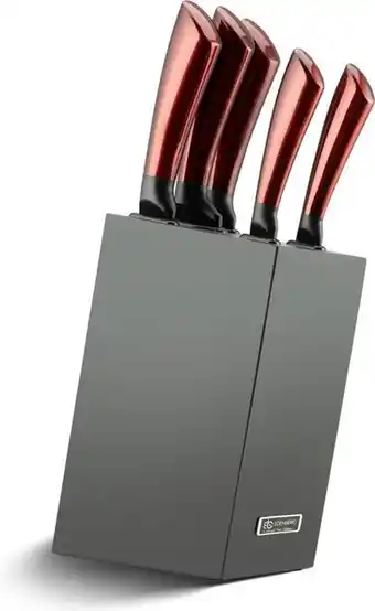 Bol.com Edënbërg Red Line - Luxe Messenset - Messenblok - 6 delig - RVS aanbieding