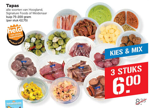 Coop Tapas aanbieding