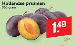 Coop Hollandse pruimen aanbieding