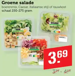 Coop Groene salade aanbieding
