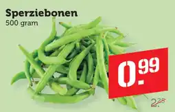 Coop Sperziebonen aanbieding