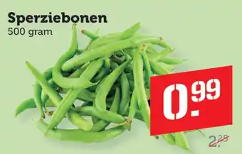 Coop Sperziebonen aanbieding