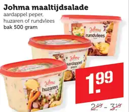 Coop Johma maaltijdsalade aanbieding