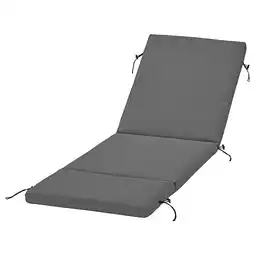 IKEA Grijs loungekussen voor buiten, rechthoekig met stropdassen, waterbestendig, gerecyclede materialen aanbieding