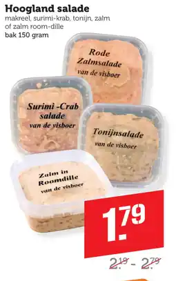 Coop Hoogland salade aanbieding