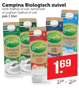 Coop Campina Biologisch zuivel aanbieding