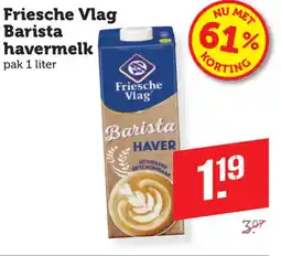 Coop Friesche Vlag Barista aanbieding