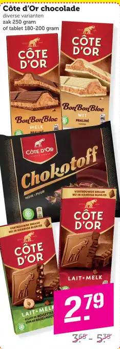 Coop Côte d'Or chocolade aanbieding