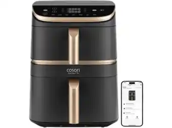 MediaMarkt Cosori Turbo Tower Pro Heteluchtfriteuse Zwart aanbieding