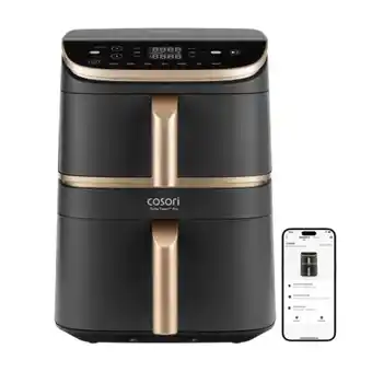 MediaMarkt Cosori Turbo Tower Pro Heteluchtfriteuse Zwart aanbieding