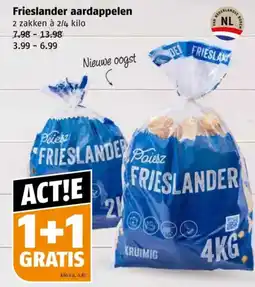 Poiesz Frieslander aardappelen aanbieding