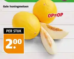 Poiesz Gele honingmeloen aanbieding