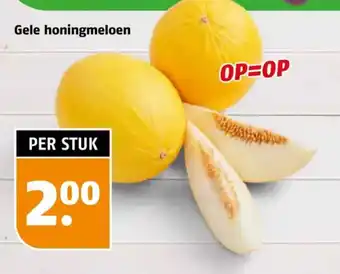 Poiesz Gele honingmeloen aanbieding